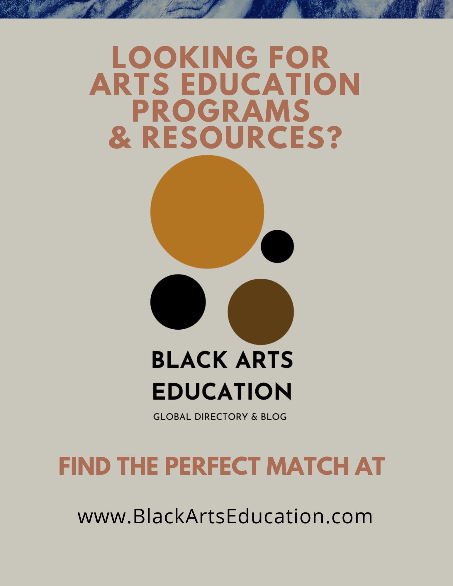 Black Arts Education Flyer www.blackartseducation.com